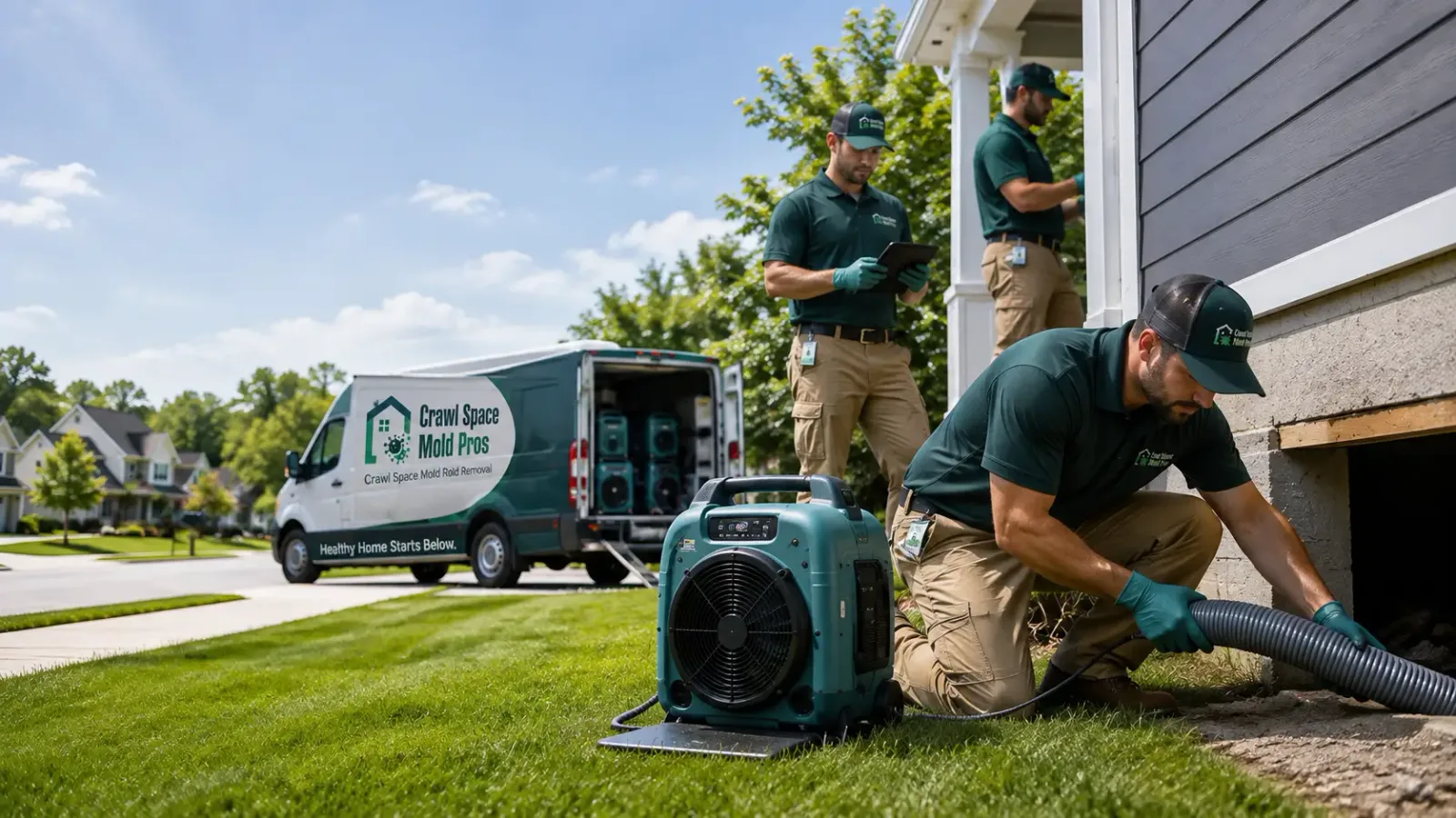 Crawl Space Mold Removal in Forest, OH